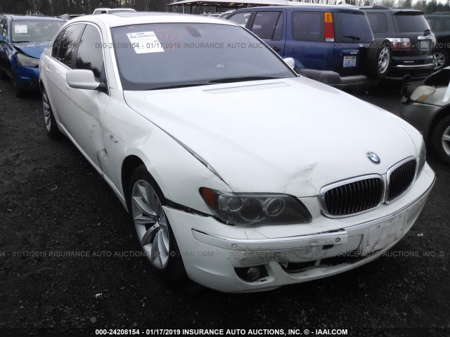 WBAHN83597DT70986 - 2007 BMW 750 WHITE photo 1