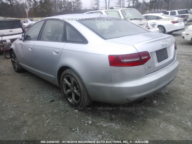 WAUAH74F59N025669 - 2009 AUDI A6 SILVER photo 3