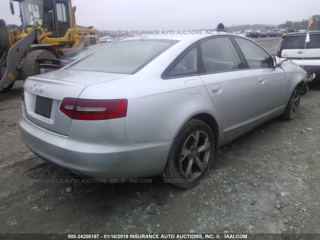 WAUAH74F59N025669 - 2009 AUDI A6 SILVER photo 4