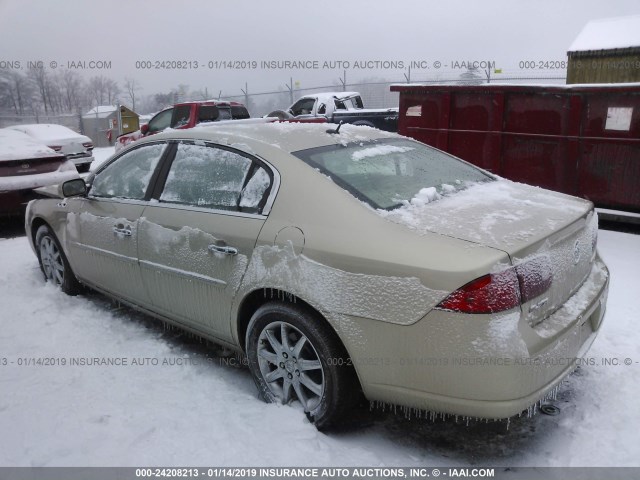 1G4HD57226U212164 - 2006 BUICK LUCERNE CXL GOLD photo 3