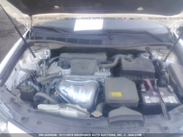 4T1BF1FK4EU735694 - 2014 TOYOTA CAMRY L/SE/LE/XLE WHITE photo 10