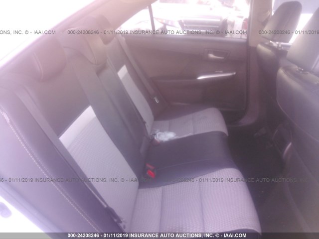 4T1BF1FK4EU735694 - 2014 TOYOTA CAMRY L/SE/LE/XLE WHITE photo 8