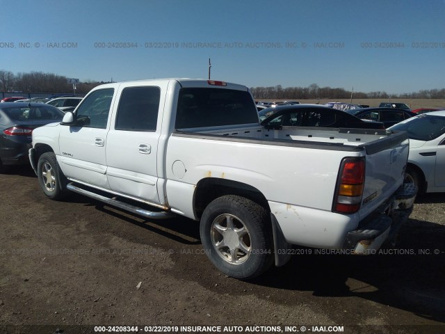 2GTEK63N251262057 - 2005 GMC SIERRA K1500 DENALI WHITE photo 3