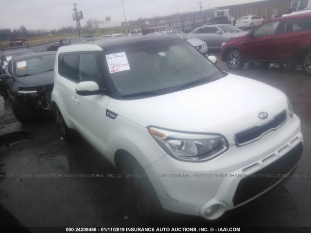 KNDJX3A51E7023474 - 2014 KIA SOUL ! WHITE photo 1