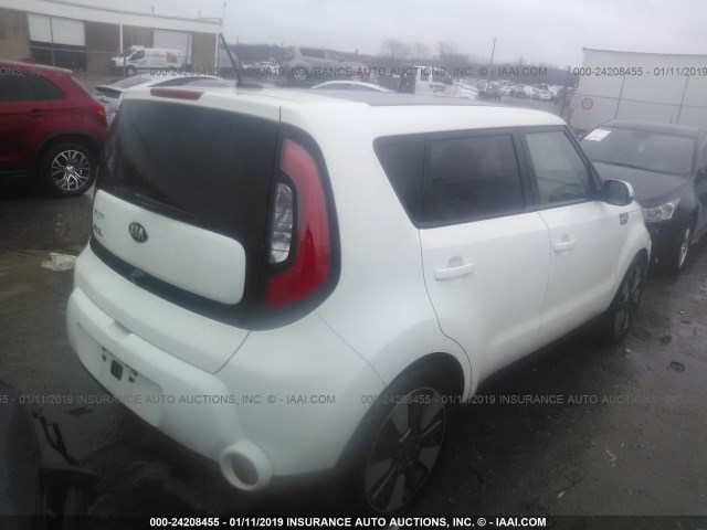 KNDJX3A51E7023474 - 2014 KIA SOUL ! WHITE photo 4