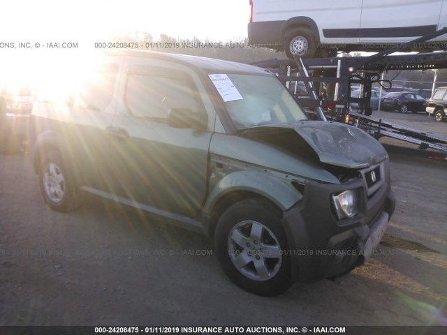 5J6YH28695L011031 - 2005 HONDA ELEMENT EX GREEN photo 1