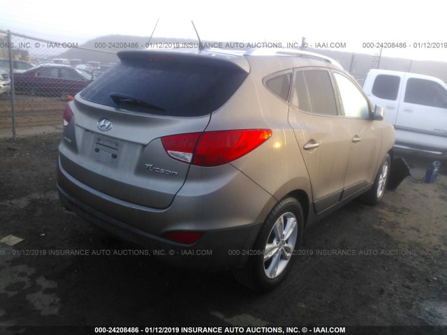 KM8JU3AC9AU056494 - 2010 HYUNDAI TUCSON GLS/LIMITED 灰色 照片 4