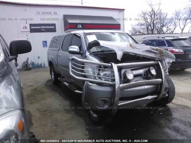 5TBDT44166S509088 - 2006 TOYOTA TUNDRA DOUBLE CAB SR5 SILVER photo 1