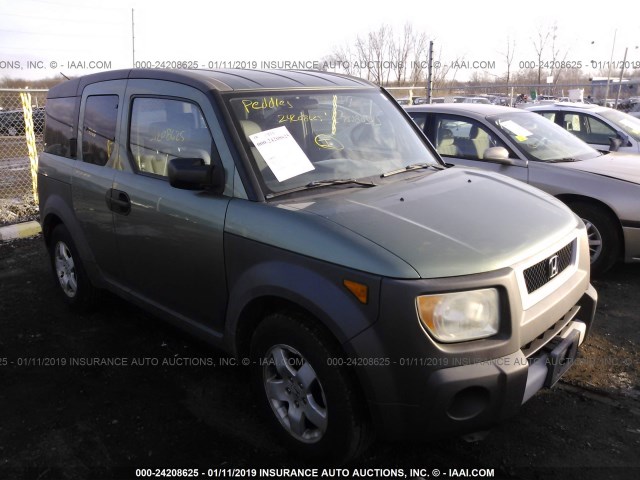 5J6YH28553L038960 - 2003 HONDA ELEMENT EX GREEN photo 1