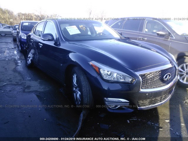 JN1BY1AP4GM220251 - 2016 INFINITI Q70 3.7 BLUE photo 1