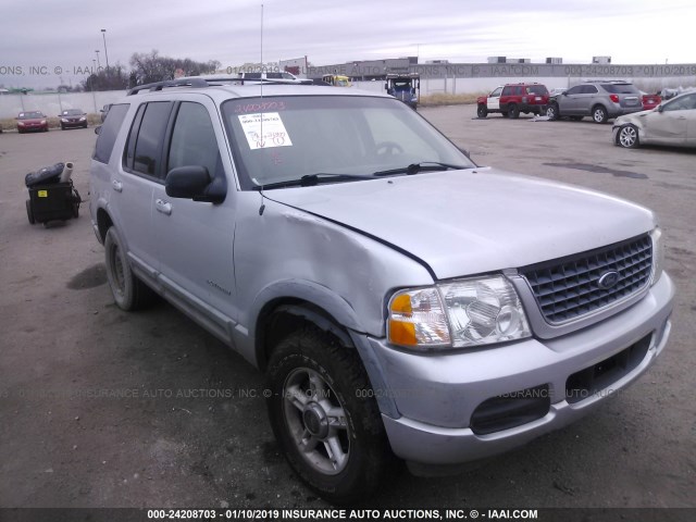 1FMZU73E02UA52408 - 2002 FORD EXPLORER XLT SILVER photo 1