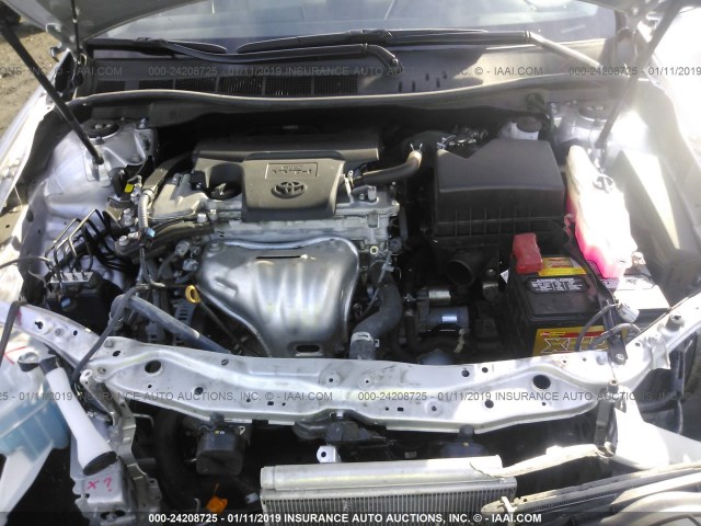 4T4BF1FK8ER387145 - 2014 TOYOTA CAMRY L/SE/LE/XLE 银色 照片 10