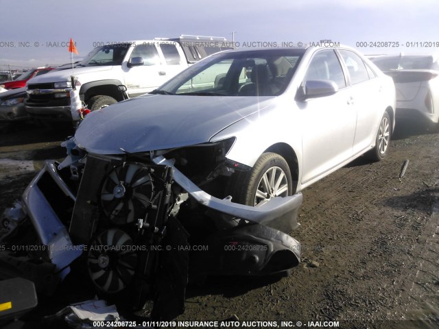 4T4BF1FK8ER387145 - 2014 TOYOTA CAMRY L/SE/LE/XLE 银色 照片 2
