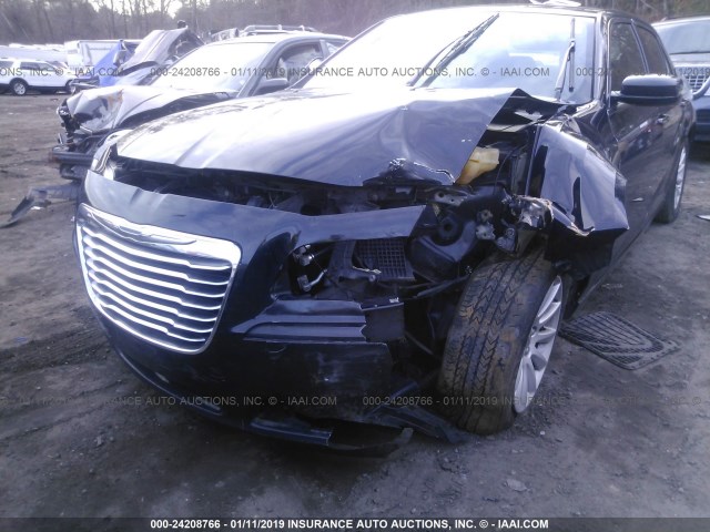 2C3CCAAGXCH264000 - 2012 CHRYSLER 300 BLACK photo 6