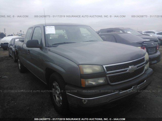 1GCEC19V26Z221752 - 2006 CHEVROLET SILVERADO C1500 GRAY photo 1