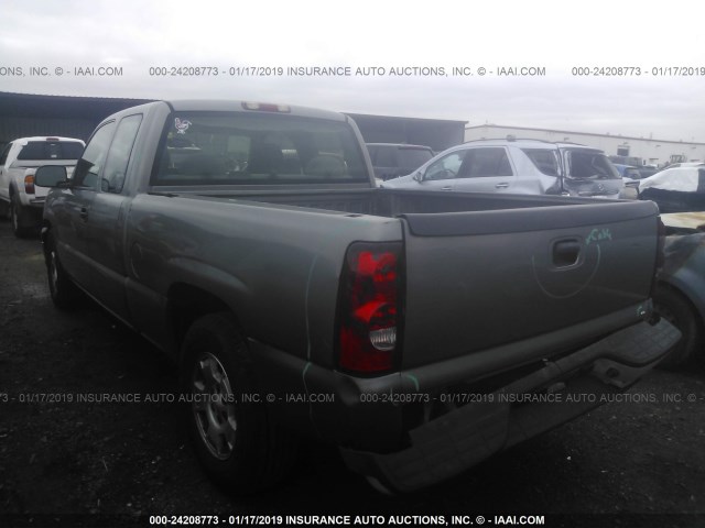 1GCEC19V26Z221752 - 2006 CHEVROLET SILVERADO C1500 GRAY photo 3