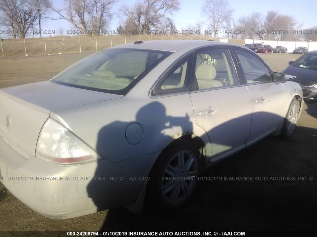 1MEHM42W69G629782 - 2009 MERCURY SABLE PREMIER TAN photo 4