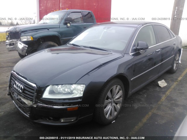 WAUMV94E58N007289 - 2008 AUDI A8 L QUATTRO BLACK photo 2