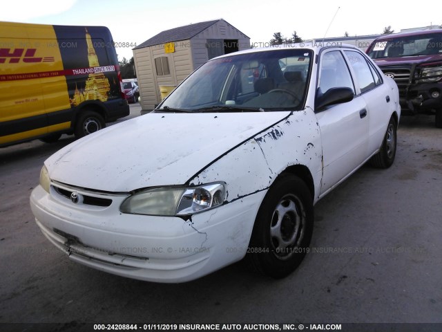 2T1BR12E7XC250719 - 1999 TOYOTA COROLLA VE/CE/LE WHITE photo 2