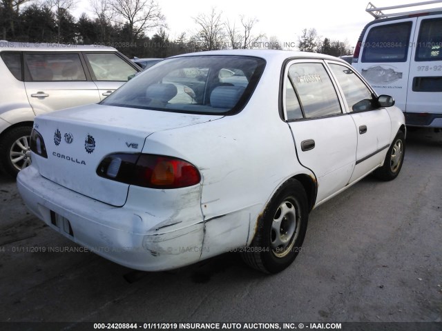 2T1BR12E7XC250719 - 1999 TOYOTA COROLLA VE/CE/LE WHITE photo 4