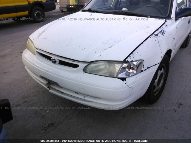 2T1BR12E7XC250719 - 1999 TOYOTA COROLLA VE/CE/LE WHITE photo 6