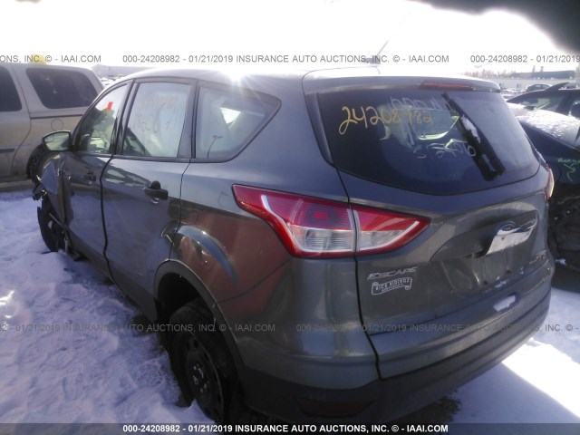 1FMCU0F79EUB13219 - 2014 FORD ESCAPE S GRAY photo 3