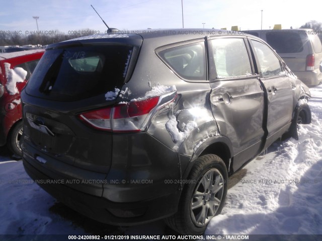 1FMCU0F79EUB13219 - 2014 FORD ESCAPE S GRAY photo 4