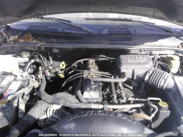 1J4GX48S24C115169 - 2004 JEEP GRAND CHEROKEE LAREDO/COLUMBIA/FREEDOM 棕色 照片 10