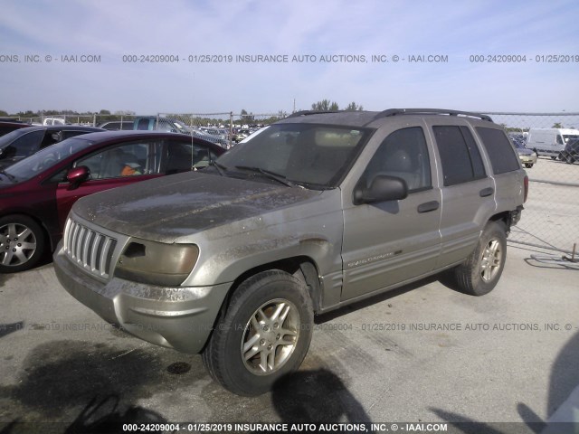 1J4GX48S24C115169 - 2004 JEEP GRAND CHEROKEE LAREDO/COLUMBIA/FREEDOM 棕色 照片 2