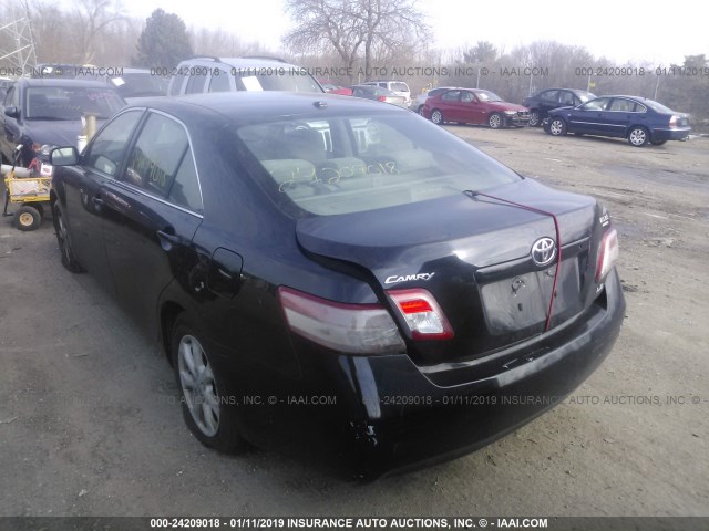 4T4BF3EK0BR099600 - 2011 TOYOTA CAMRY SE/LE/XLE 黑色 照片 3