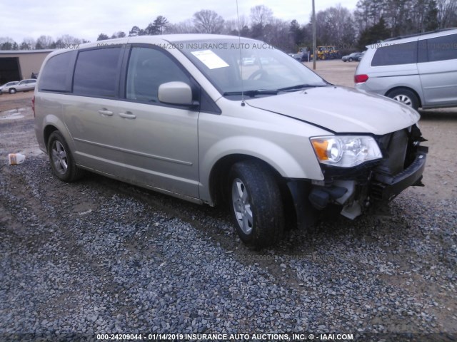 2C4RDGCG8DR528491 - 2013 DODGE GRAND CARAVAN SXT GOLD photo 1