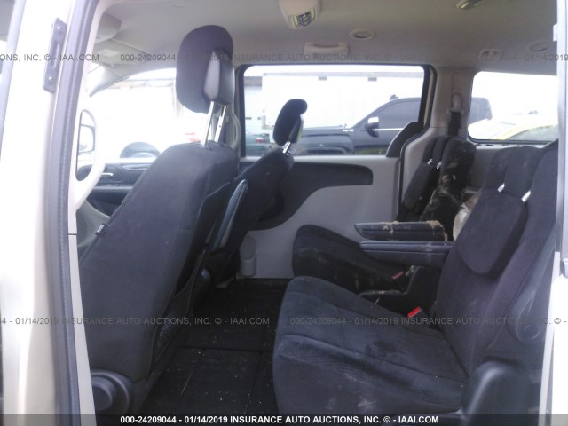 2C4RDGCG8DR528491 - 2013 DODGE GRAND CARAVAN SXT GOLD photo 8