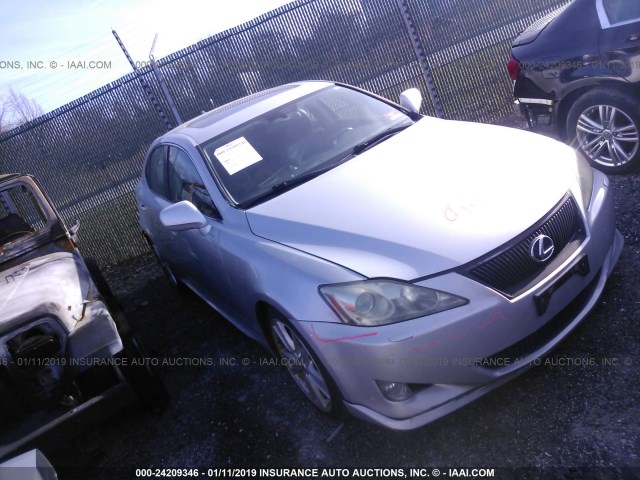 JTHBE262485019842 - 2008 LEXUS IS 350 GRAY photo 1