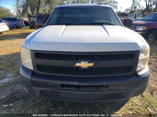 1GCEC14X89Z295285 - 2009 CHEVROLET SILVERADO WHITE photo 6