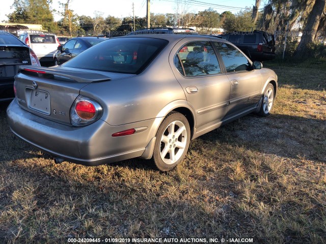 JN1DA31A72T002758 - 2002 NISSAN MAXIMA GLE/SE GRAY photo 4