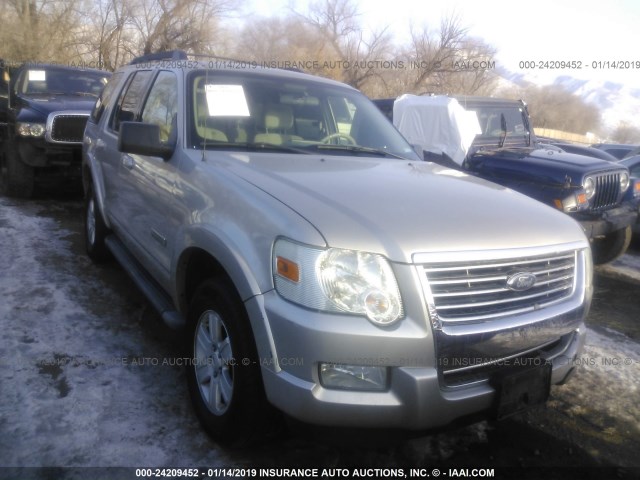 1FMEU73E77UB70770 - 2007 FORD EXPLORER XLT SILVER photo 1