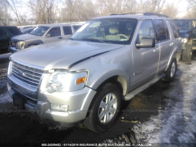 1FMEU73E77UB70770 - 2007 FORD EXPLORER XLT SILVER photo 2