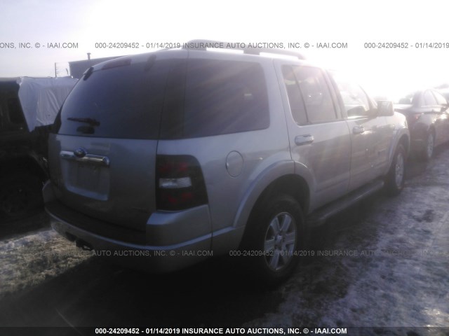 1FMEU73E77UB70770 - 2007 FORD EXPLORER XLT SILVER photo 4