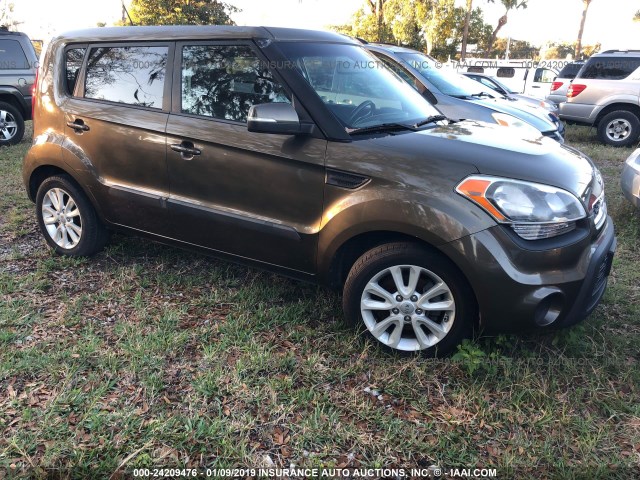 KNDJT2A6XC7360642 - 2012 KIA SOUL BROWN photo 1