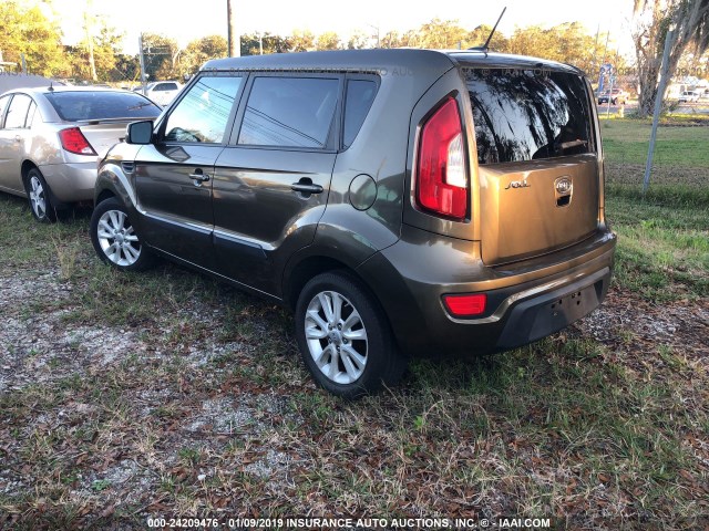 KNDJT2A6XC7360642 - 2012 KIA SOUL BROWN photo 3