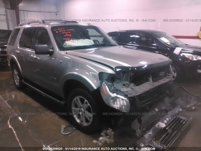 1FMEU73888UA66655 - 2008 FORD EXPLORER XLT SILVER photo 1