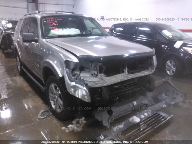 1FMEU73888UA66655 - 2008 FORD EXPLORER XLT SILVER photo 6