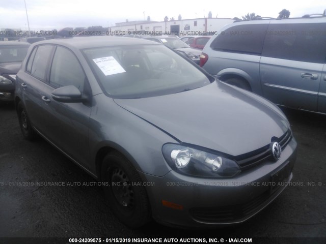 WVWDB7AJ1CW055392 - 2012 VOLKSWAGEN GOLF 灰色 照片 1
