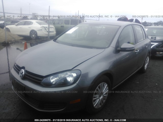 WVWDB7AJ1CW055392 - 2012 VOLKSWAGEN GOLF 灰色 照片 2