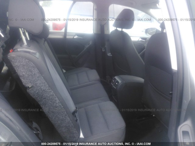 WVWDB7AJ1CW055392 - 2012 VOLKSWAGEN GOLF 灰色 照片 8