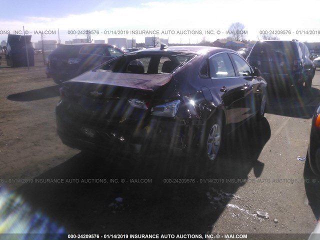 1G1ZB5ST4GF324087 - 2016 CHEVROLET MALIBU LS MAROON photo 4