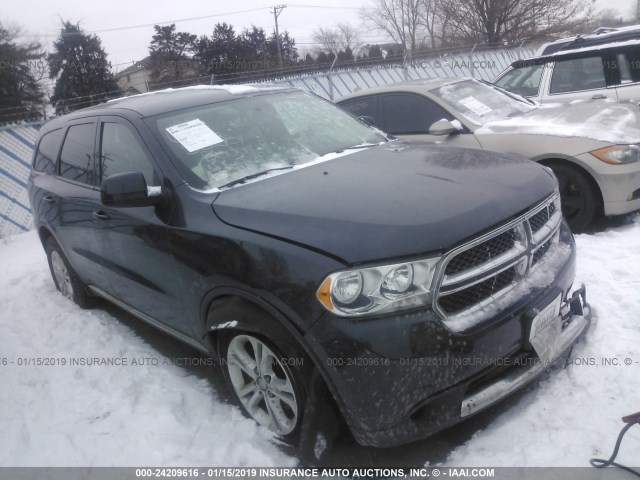 1C4RDJAGXDC559346 - 2013 DODGE DURANGO SXT BLUE photo 1