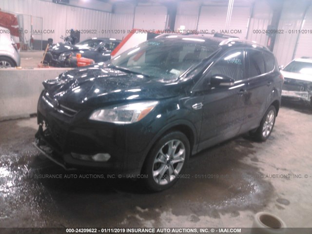 1FMCU9JX6GUC67708 - 2016 FORD ESCAPE TITANIUM BLACK photo 2