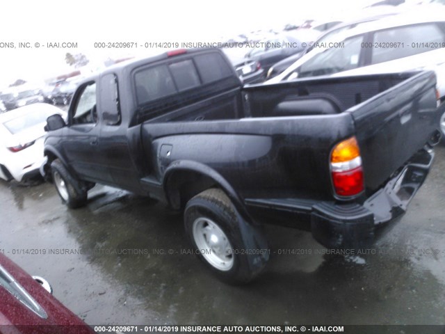 5TESN92N51Z785625 - 2001 TOYOTA TACOMA XTRACAB PRERUNNER BLACK photo 3