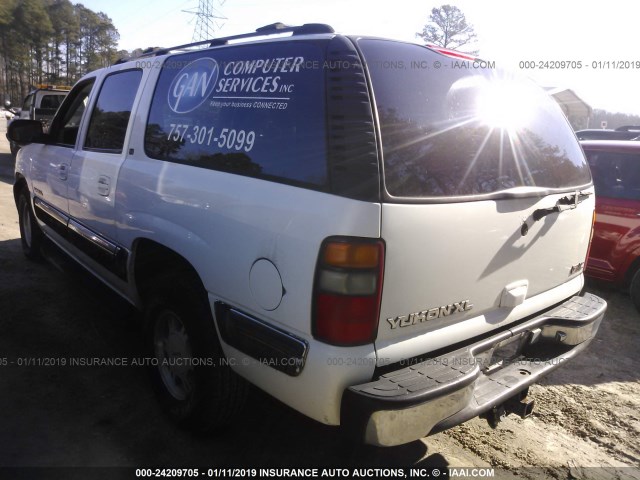 3GKFK16T11G185320 - 2001 GMC YUKON XL K1500 WHITE photo 2